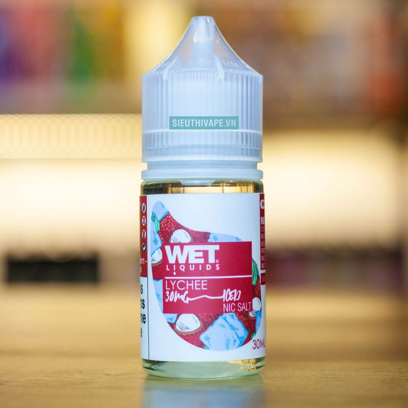  Wet Iced Salt Lychee 30ml - Tinh Dầu Salt Nic Mỹ 