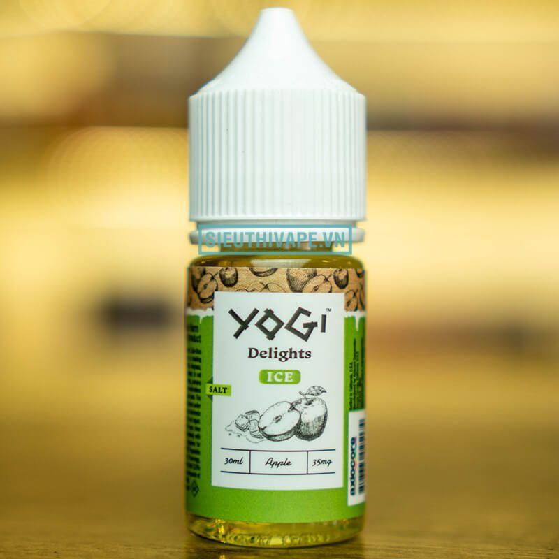  Yogi Delights Apple Ice Salt Nic 30ml - Tinh Dầu Salt Nic Mỹ 