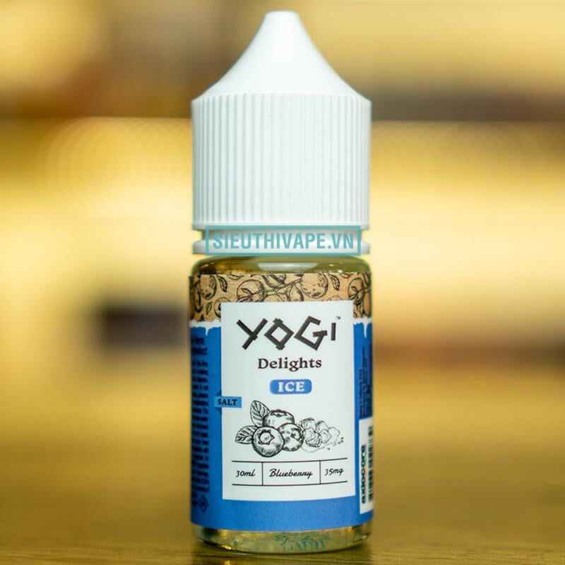  Yogi Delights Blueberry Ice Salt Nic 30ml - Tinh Dầu Salt Nic Mỹ 