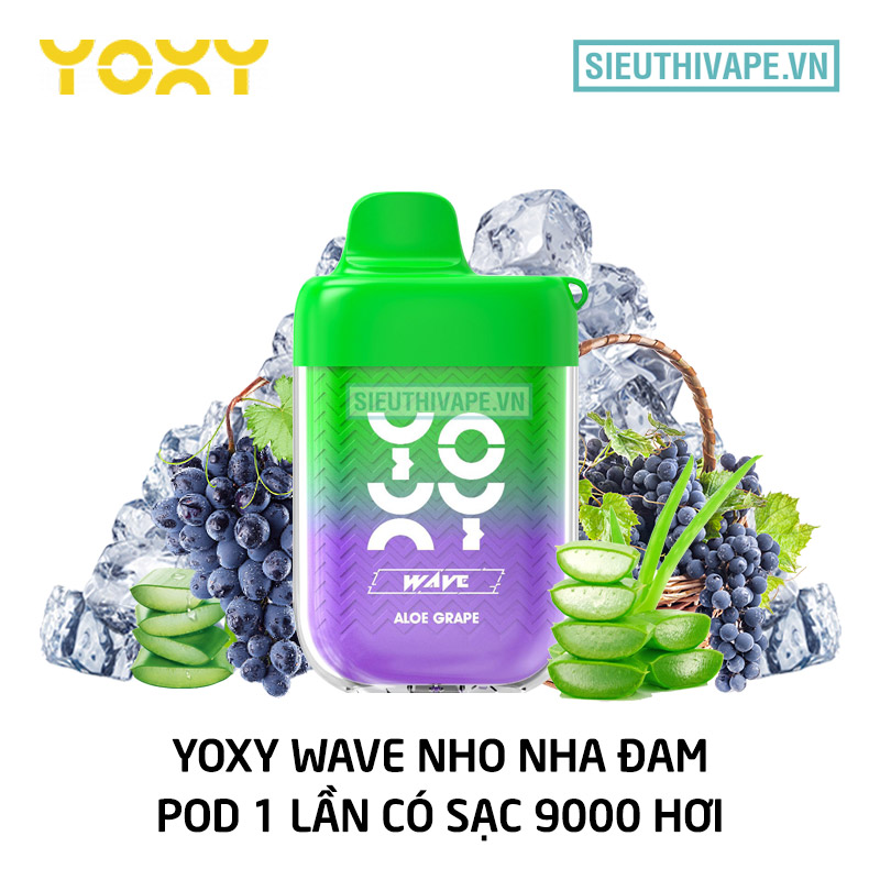 Yoxy Wave nho nha dam pod 1 lần giá rẻ