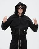  MAVERIK® SLIM FIT ZIP HOODIE ( BLACK ) 