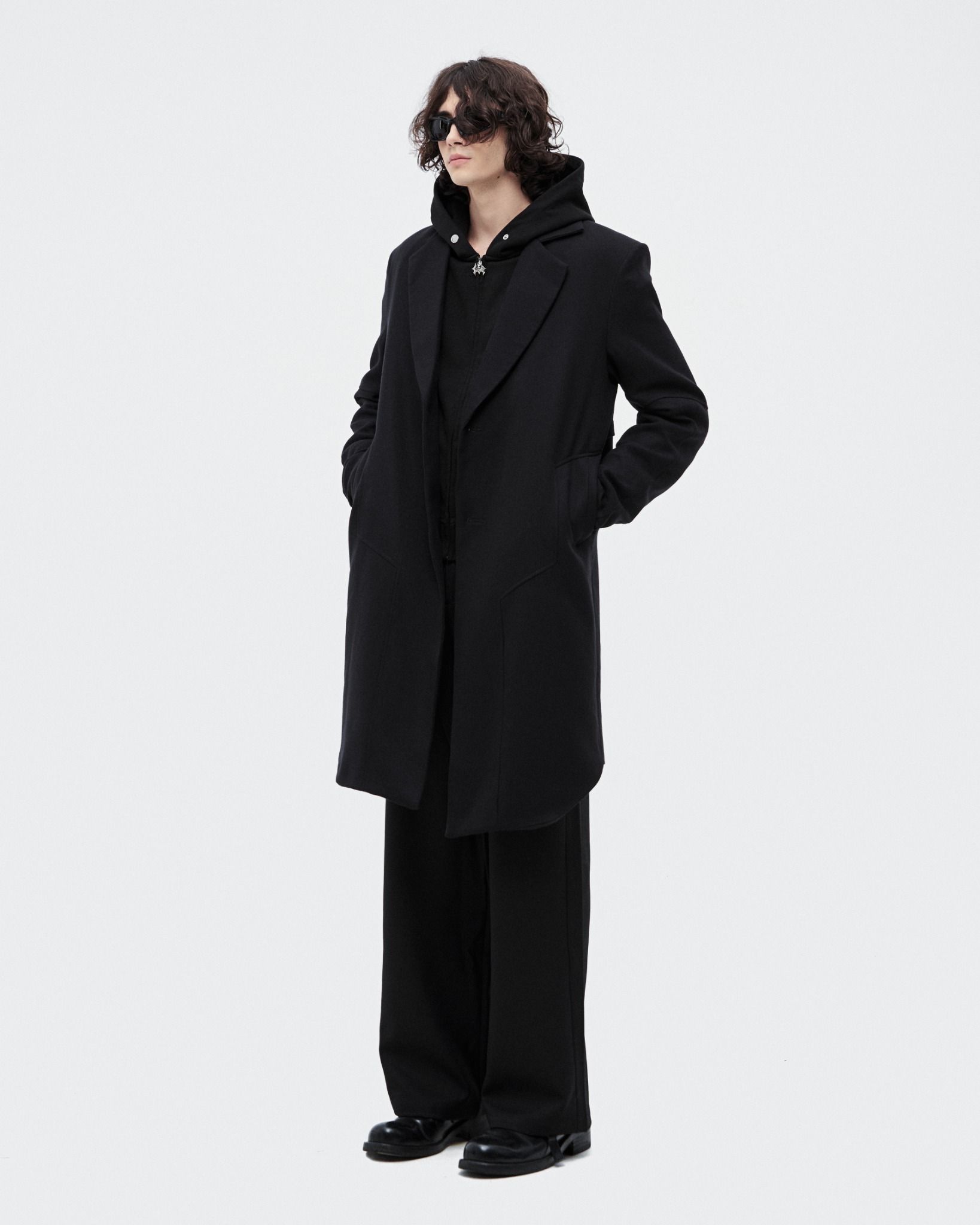  MAVERIK® OVERSIZED TRENCH COAT ( BLACK ) 