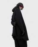  MAVERIK® OVERSIZED TRENCH COAT ( BLACK ) 