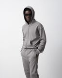  MAVERIK® SLIM FIT ZIP HOODIE GREY 