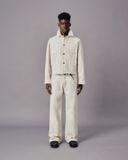  MAVERIK® LOOSE FIT DENIM PANTS ( CREAM WHITE ) 