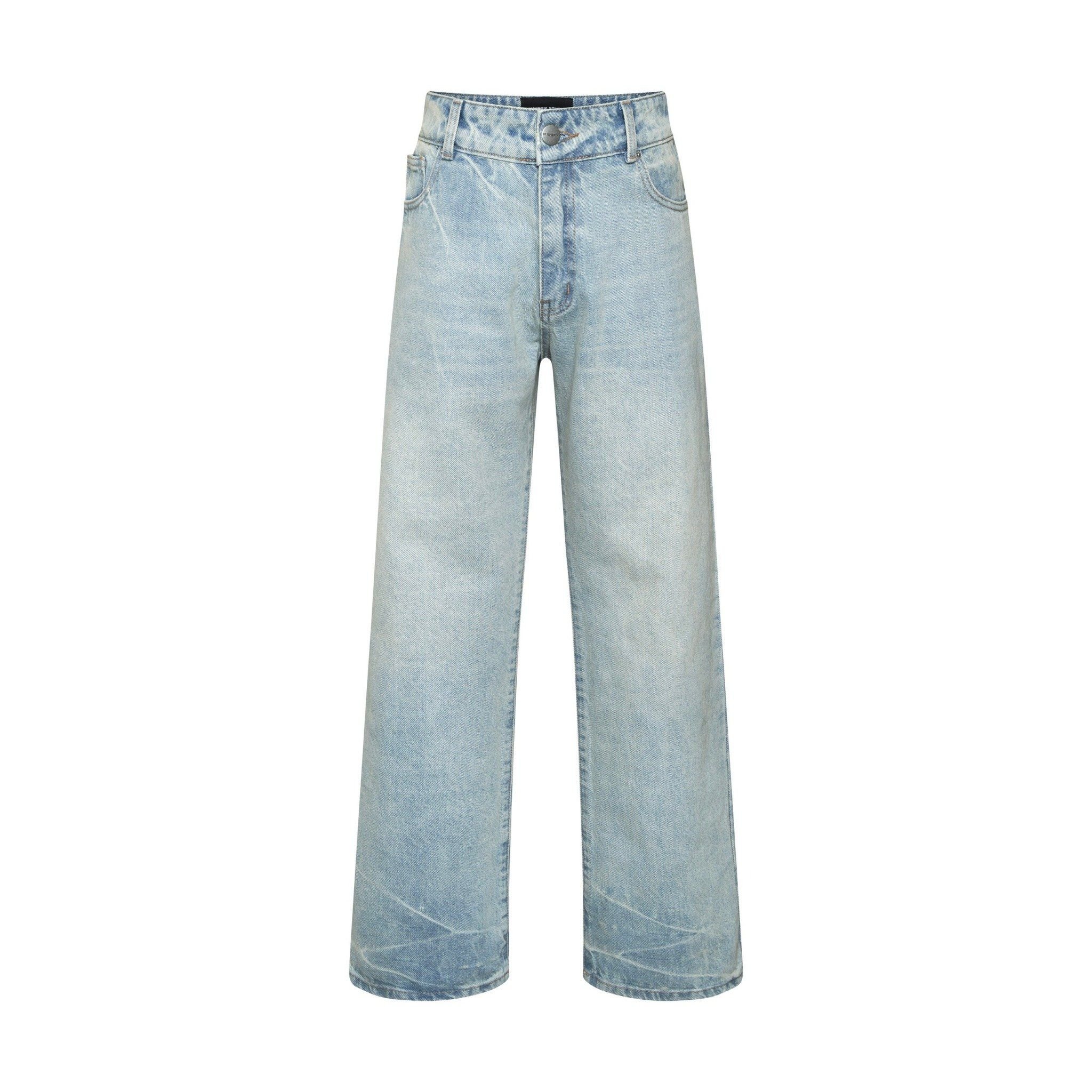  MAVERIK® - VINTAGE WASHED DIRTY BLUE STRAIGHT JEANS 