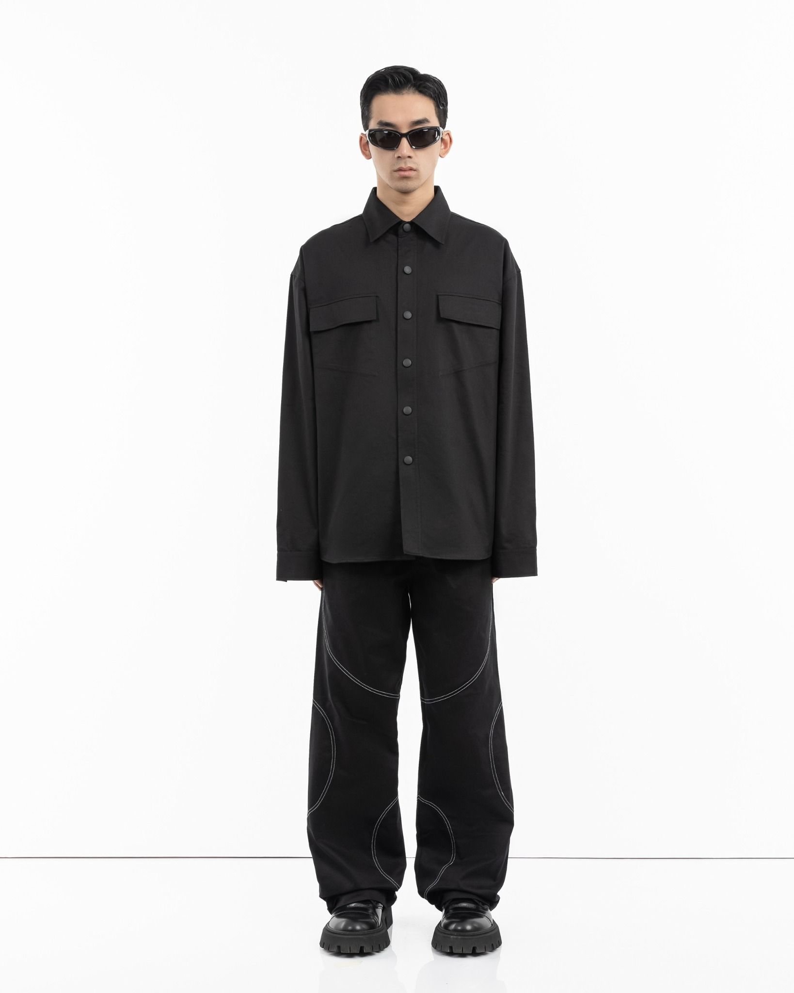  PRIORITY OVERSIZED SHIRT (BLACK) 