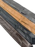  ALMV S/N LEATHER TIE ( DARK BROWN ) 