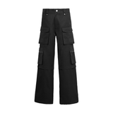  CANVAS BAGGY CARGO PANTS (BLACK) 