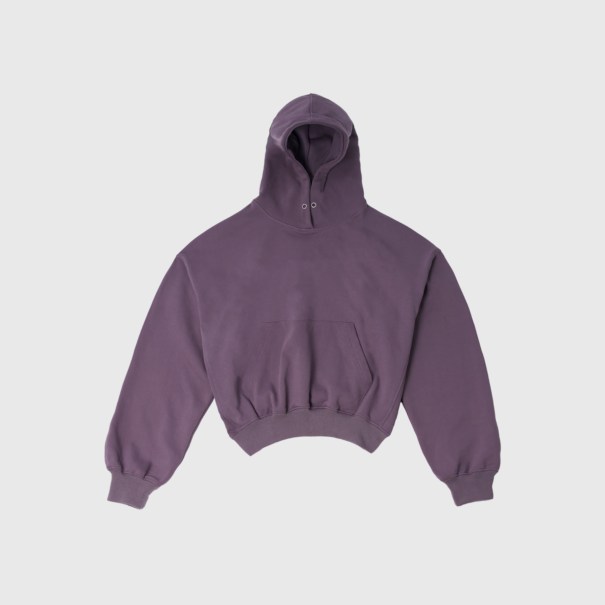  Crop / Boxy Hoodie ( Purple ) 