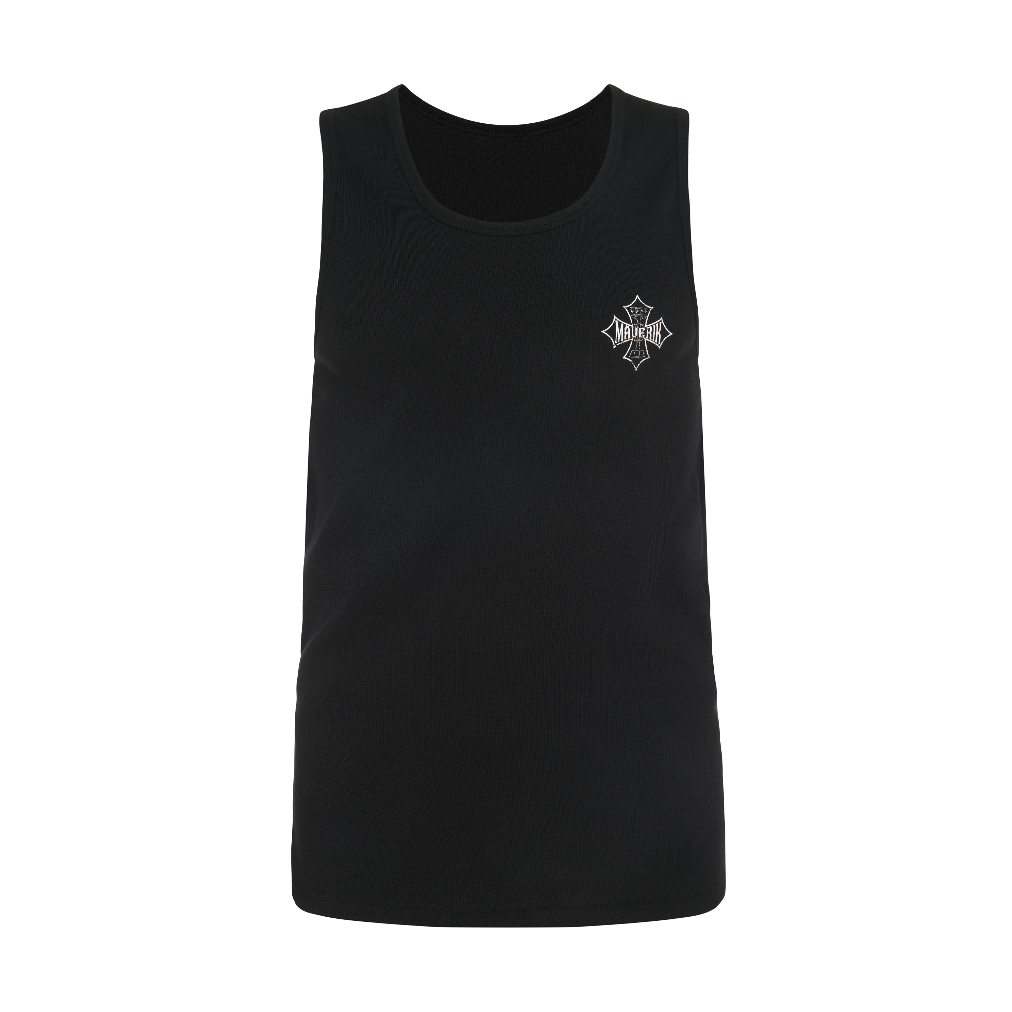  MAVERIK® CROSS LOGO TANK TOP (BLACK) 