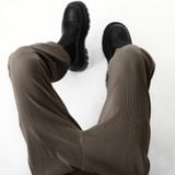  Pleated Pants Light Chocolate 