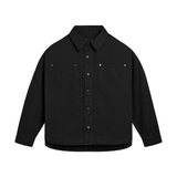  MAVERIK® OVESIZED KHAKI SHIRT (BLACK) 