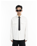  PRIORITY OVERSIZED SHIRT (WHITE) 