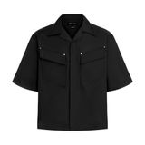  MAVERIK® NYLON CUBAN SHIRT ( BLACK ) 