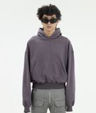  Crop / Boxy Hoodie ( Purple ) 