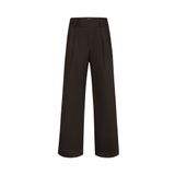  MAVERIK® “2 IN 1” PLEATED KAKI TWILL PANT ( DARK MOCHA ) 