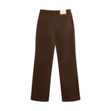  MAVERIK® BUTTON KHAKI STRAIGHT WORK PANTS ( BROWN ) 