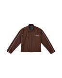  Zipped Kaki Jacket ( Chocolate ) 