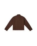  Zipped Kaki Jacket ( Chocolate ) 