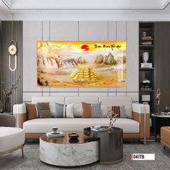 TRANH TREO TƯỜNG PHÒNG KHÁCH - TRANH THUẬN BUỒM XUÔI GIÓ KHỔ LỚN | MÃ 041TB