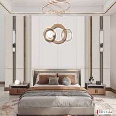 592 - TRANH DÁN TƯỜNG PHÒNG NGỦ - TRANH TRANG TRÍ - TRANH DÁN TƯỜNG HIỆN ĐẠI - KIỂU TRANH LIỀN KHỔ| MÃ T3D-7537A