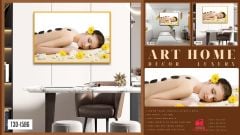 TRANH TREO TƯỜNG KHUNG HỢP KIM - TRANH SPA - MÃ T3D-1586