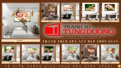 TRANH TREO TƯỜNG KHUNG HỢP KIM - TRANH SPA - MÃ T3D-3901