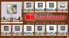 TRANH TREO TƯỜNG KHUNG HỢP KIM - TRANH TREO PHÒNG ĂN - TRANH TREO BÌNH HOA - HOA - D-417