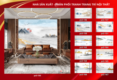 BST158 - TẤM ỐP TƯỜNG PVC - VÁCH TRANG TRÍ - TẤM ỐP TRANG TRÍ PHÒNG KHÁCH, VÁCH TIVI - TRANH VÂN ĐÁ PHONG CẢNH