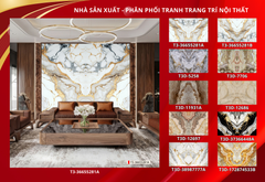 BST157 - TẤM ỐP TƯỜNG PVC - VÁCH TRANG TRÍ - TẤM ỐP TRANG TRÍ PHÒNG KHÁCH, VÁCH TIVI - TẤM ỐP VÂN ĐÁ ĐỐI XỨNG - KHỔ LỚN|