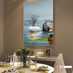 TRANH TREO TƯỜNG PHÒNG KHÁCH - PHÒNG ĂN - SẢNH LỐI ĐI - TRANH HƯƠU TÀI LỘC | MÃ E-216