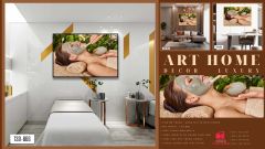 TRANH TREO TƯỜNG KHUNG HỢP KIM - TRANH SPA - MÃ T3D-866