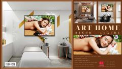 TRANH TREO TƯỜNG KHUNG HỢP KIM - TRANH SPA - MÃ T3D-1133