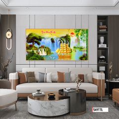 TRANH TREO TƯỜNG PHÒNG KHÁCH - TRANH THUẬN BUỒM XUÔI GIÓ KHỔ LỚN | MÃ 549TTL