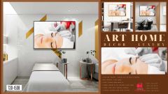 TRANH TREO TƯỜNG KHUNG HỢP KIM - TRANH SPA - MÃ T3D-1508