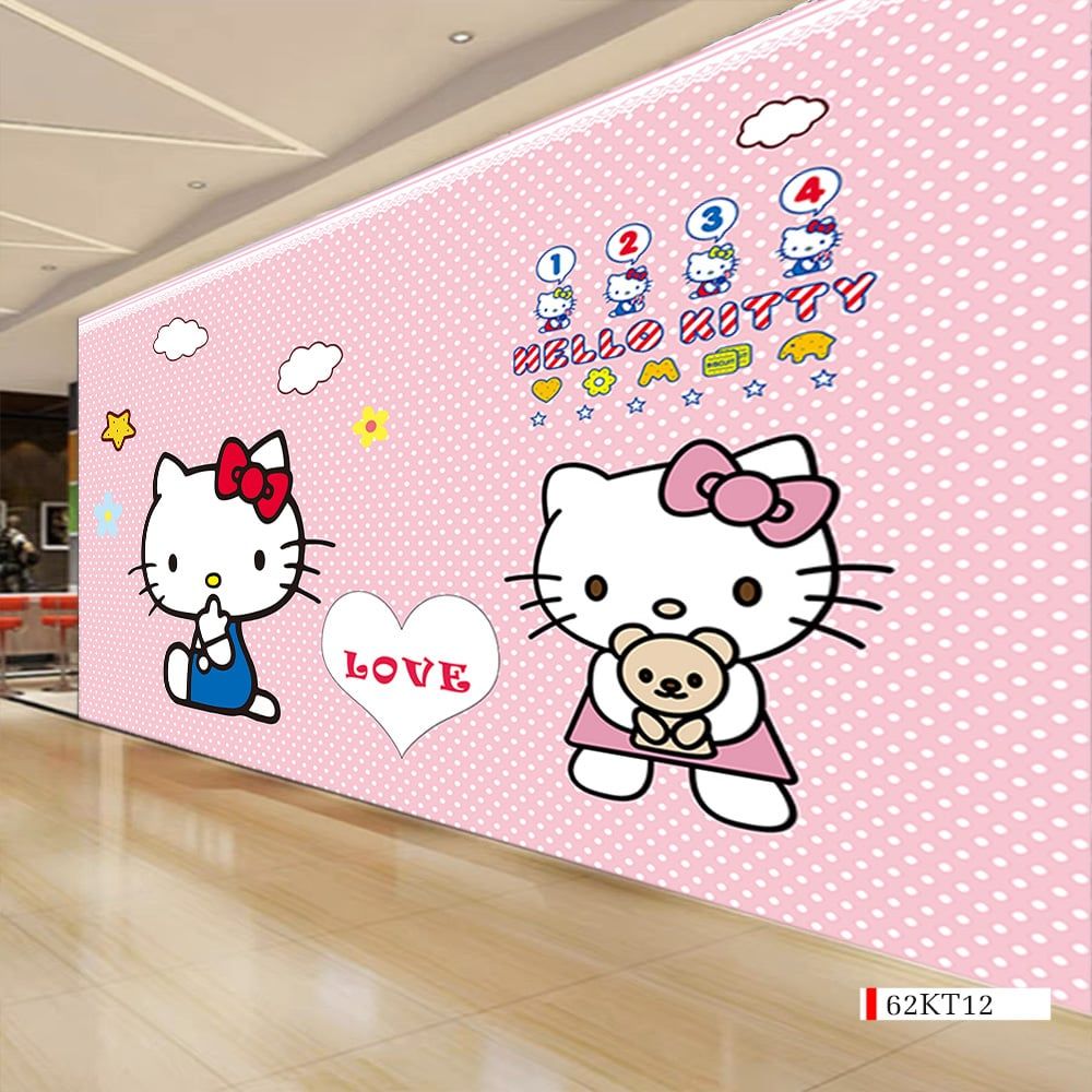 TRANH VẢI DÁN TƯỜNG 3D - TRANH DÁN TƯỜNG PHÒNG NGỦ TRẺ EM | MÃ 62KT12