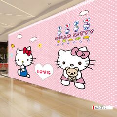 TRANH VẢI DÁN TƯỜNG 3D - TRANH DÁN TƯỜNG PHÒNG NGỦ TRẺ EM | MÃ 62KT12