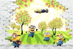 TRANH VẢI DÁN TƯỜNG 3D - TRANH DÁN TƯỜNG PHÒNG NGỦ TRẺ EM | MÃ 62KT19