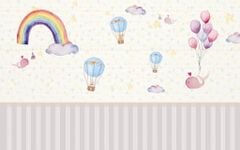 BST163 TRANH DÁN TƯỜNG 3D -TRANH VẢI DÁN PHÒNG NGỦ - TRANH DÁN PHÒNG TRẺ EM | MÃ 65KT5