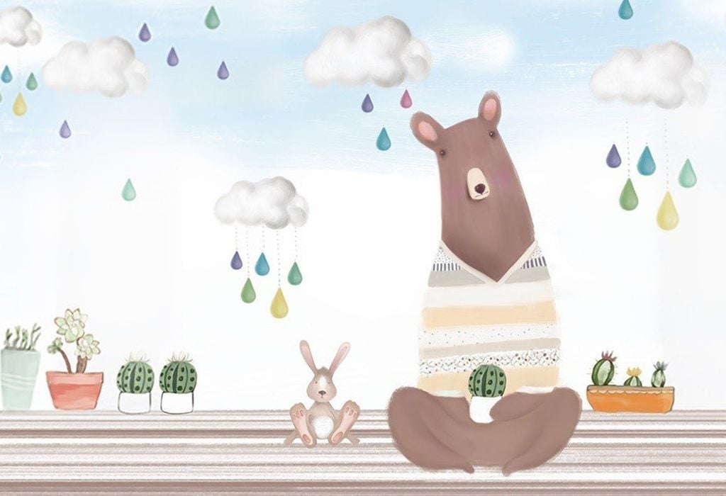 TRANH VẢI DÁN TƯỜNG 3D - TRANH DÁN TƯỜNG PHÒNG NGỦ TRẺ EM | MÃ 69KT7