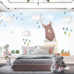 TRANH VẢI DÁN TƯỜNG 3D - TRANH DÁN TƯỜNG PHÒNG NGỦ TRẺ EM | MÃ 69KT7