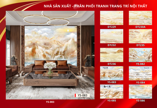 BST156 -  TRANH PVC ỐP TƯỜNG - PHÒNG KHÁCH VÁCH TIVI- VÁCH TRANG TRÍ - TẤM ỐP VÂN ĐÁ PHONG CẢNH - KHỔ LỚN