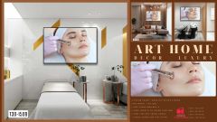 TRANH TREO TƯỜNG KHUNG HỢP KIM - TRANH SPA - MÃ T3D-1509