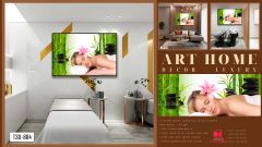 TRANH TREO TƯỜNG KHUNG HỢP KIM - TRANH SPA - MÃ T3D-884