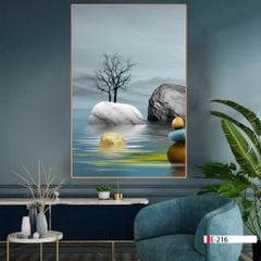 TRANH TREO TƯỜNG PHÒNG KHÁCH - PHÒNG ĂN - SẢNH LỐI ĐI - TRANH HƯƠU TÀI LỘC | MÃ E-216