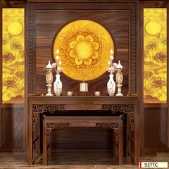 TRANH TREO PHÒNG THỜ - TRANH ĐIỆN TRÚC CHỈ MANDALA | MÃ 93TTC