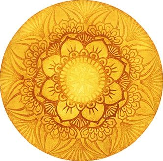 TRANH TREO PHÒNG THỜ - TRANH ĐIỆN TRÚC CHỈ MANDALA | MÃ 93TTC
