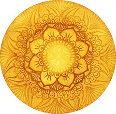 TRANH TREO PHÒNG THỜ - TRANH ĐIỆN TRÚC CHỈ MANDALA | MÃ 93TTC
