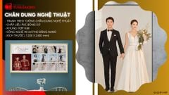 BST12 - TRANH TREO PHÒNG NGỦ - TRANH CƯỚI - TRANH TREO TƯỜNG CẶP ĐÔI  - KIỂU TRANH LIỀN KHỔ